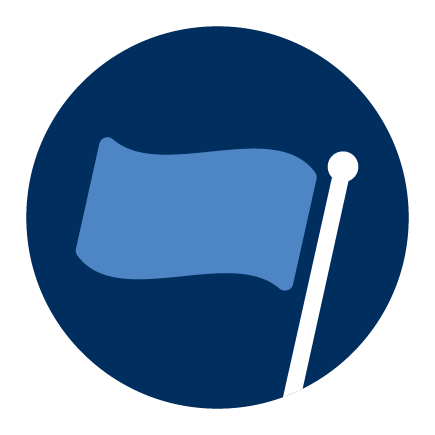 A digital illustration of a flag