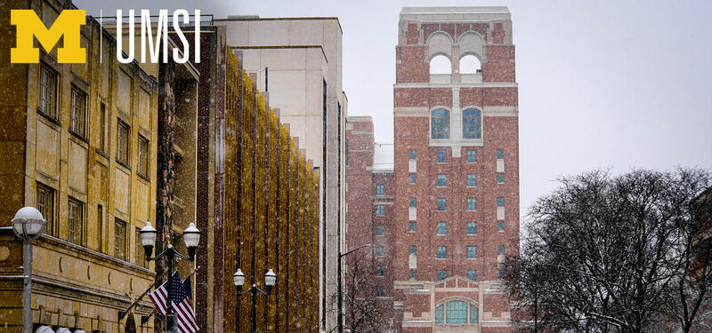 North Quad in the snow