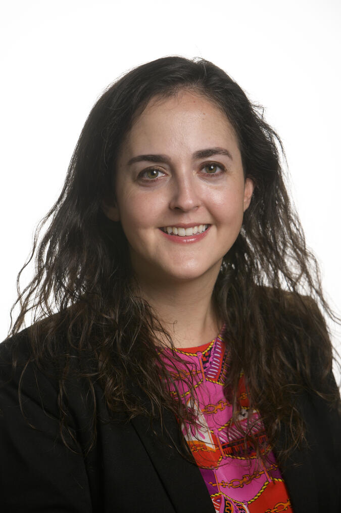 A headshot of Sarah Kuljian