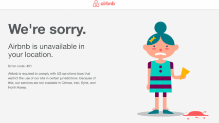Airbnb error