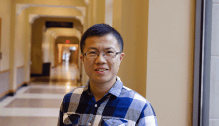 Yan Chen in North Quad