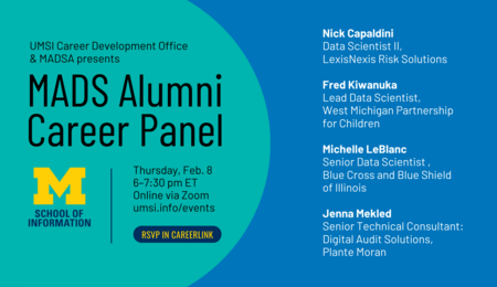 MADS Alumni Career Panel | umsi