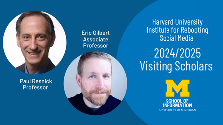 Harvard University Institute for Rebooting Social Media. 2024/2025. Eric Gilbert, Associate Professor. Paul Resnick, Professor. 