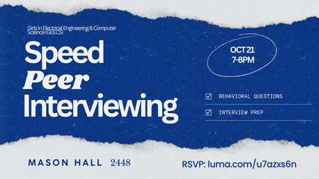 GEECS: Speed Peer Interviewing