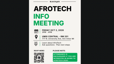 Black@SI: AfroTech Info Meeting