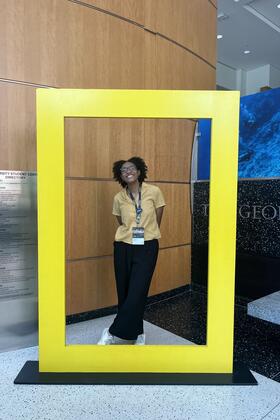 MSI student Jordan Rhym interned at National Geographic.